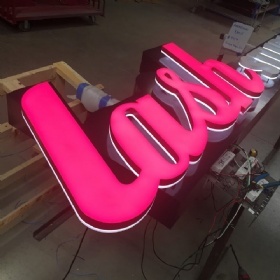 Embedded Acrylic Letter Signs